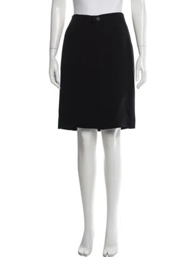 Pre-owned Chloé Vintage Knee-length Skirt In Black