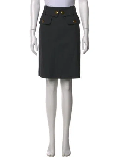 Pre-owned Chloé Vintage Knee-length Skirt In Black