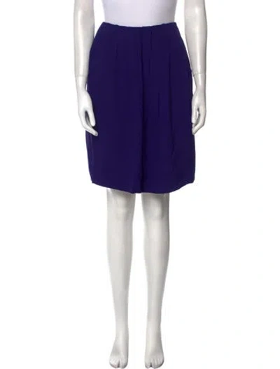 Pre-owned Chloé Vintage Knee-length Skirt In Blue
