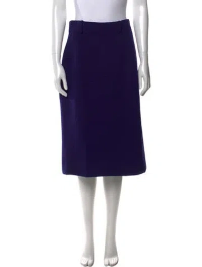 Pre-owned Chloé Vintage Knee-length Skirt In Blue