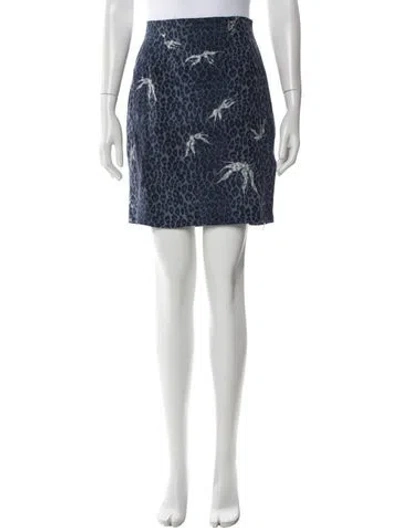 Pre-owned Chloé Vintage Knee-length Skirt In Blue