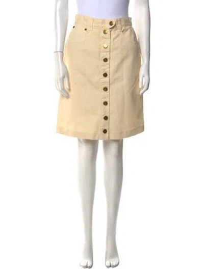 Pre-owned Chloé Vintage Knee-length Skirt In Neutral