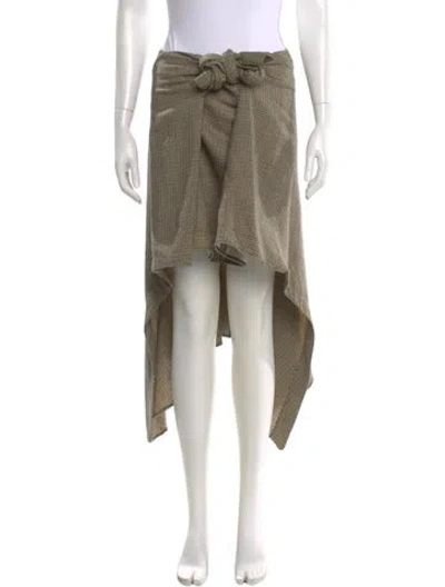 Pre-owned Chloé Vintage Knee-length Skirt In Neutral