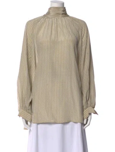 Pre-owned Chloé Vintage Late 1970's - Early 1980's Blouse In Neutral