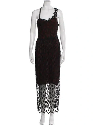 Pre-owned Chloé Vintage Long Dress In Black