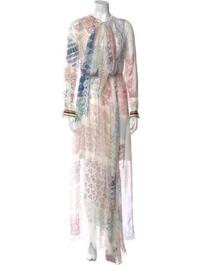 Pre-owned Chloé Vintage Long Dress In White