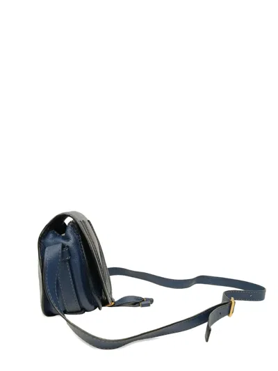 Pre-owned Chloé Vintage Marcie Crossbody Bag In Blue