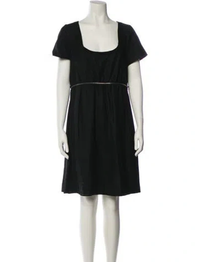 Pre-owned Chloé Vintage Mini Dress In Black