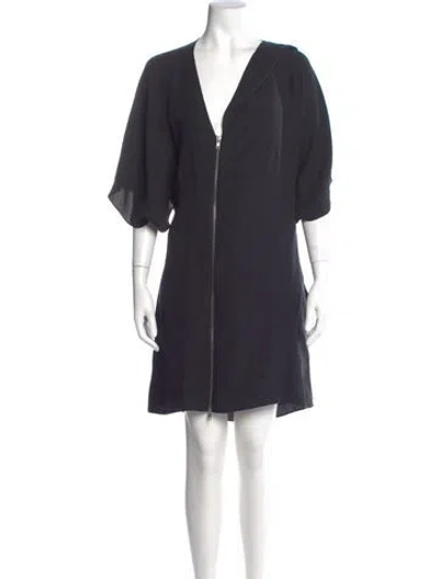 Pre-owned Chloé Vintage Mini Dress In Black
