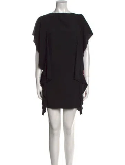 Pre-owned Chloé Vintage Mini Dress In Black