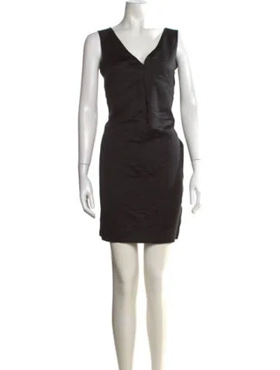 Pre-owned Chloé Vintage Mini Dress In Black