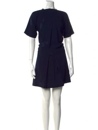 Pre-owned Chloé Vintage Mini Dress In Blue