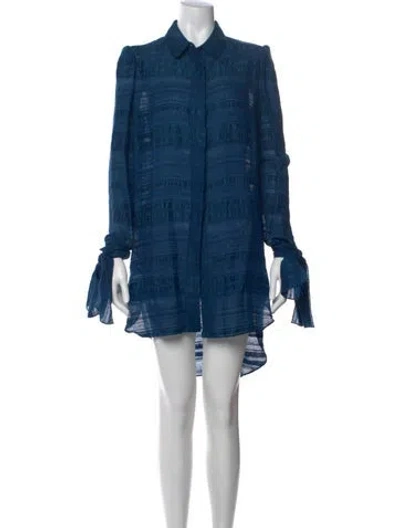 Pre-owned Chloé Vintage Mini Dress In Blue