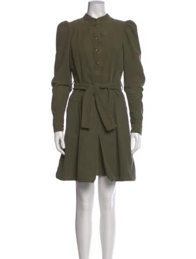 Pre-owned Chloé Vintage Mini Dress In Green