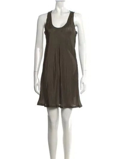 Pre-owned Chloé Vintage Mini Dress In Green