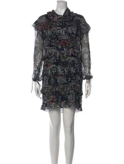 Pre-owned Chloé Vintage Mini Dress In Multi