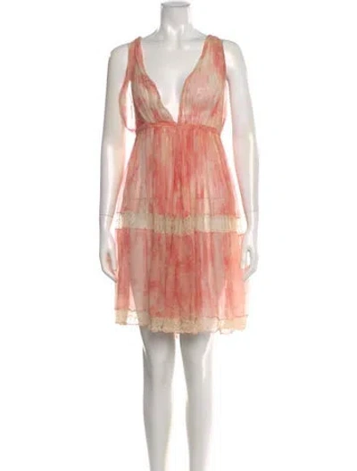 Pre-owned Chloé Vintage Mini Dress In Multi
