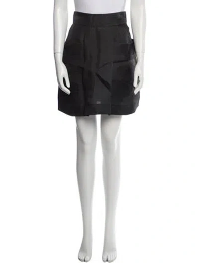 Pre-owned Chloé Vintage Mini Skirt In Black