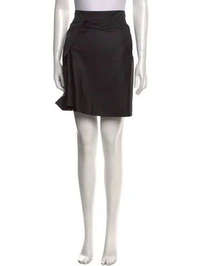 Pre-owned Chloé Vintage Mini Skirt In Black