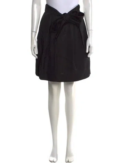 Pre-owned Chloé Vintage Mini Skirt In Black