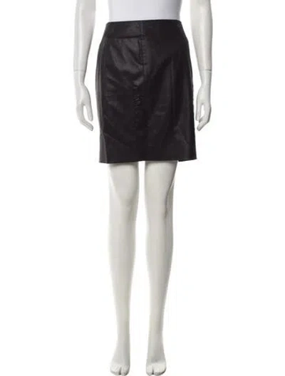 Pre-owned Chloé Vintage Mini Skirt In Gray