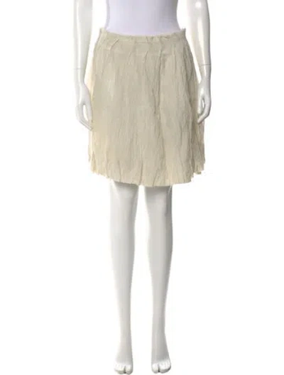 Pre-owned Chloé Vintage Mini Skirt In Neutral