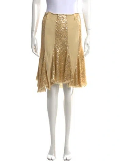Pre-owned Chloé Vintage Mini Skirt In Neutral