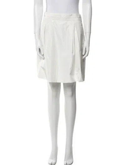 Pre-owned Chloé Vintage Mini Skirt In White