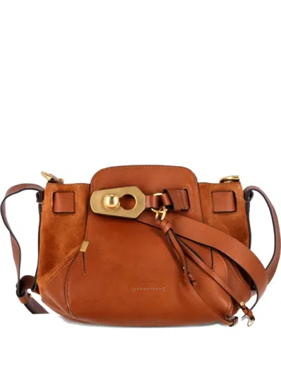 Pre-owned Chloé Vintage Owen Leather Bucket Bag In Brown