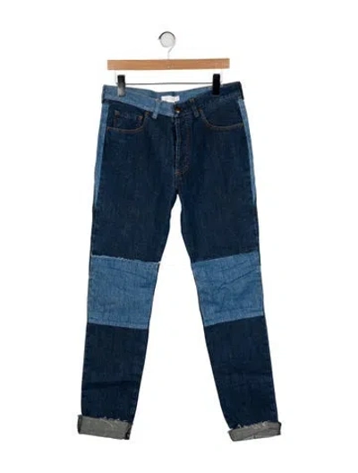 Pre-owned Chloé Vintage Straight Leg Jeans W/ Tags In Blue