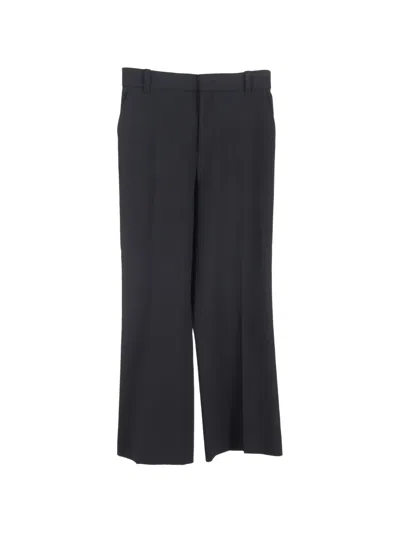 Pre-owned Chloé Vintage Straight-leg Trousers In Black