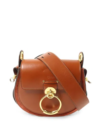 Pre-owned Chloé Vintage Tess Shoulder Bag In Brown