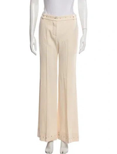 Pre-owned Chloé Vintage Wide Leg Pants In Neutral