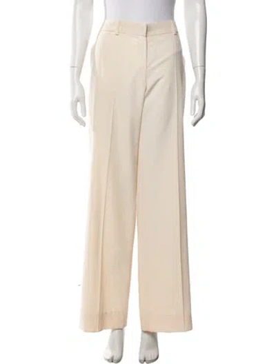 Pre-owned Chloé Vintage Wide Leg Pants In Neutral
