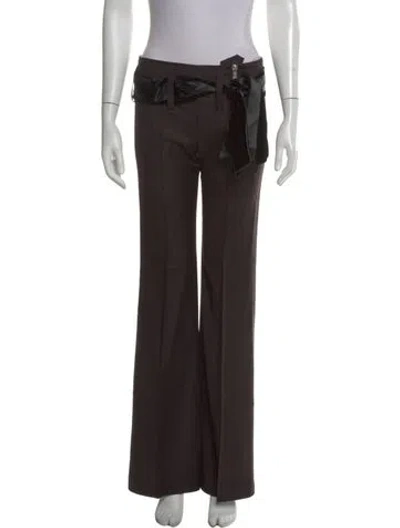 Pre-owned Chloé Vintage Wide Leg Pants In Purple