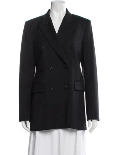 Pre-owned Chloé Virgin Wool Blazer In Black