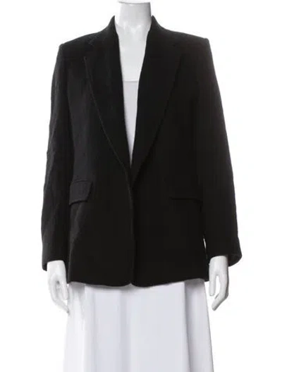 Pre-owned Chloé Virgin Wool Blazer In Black