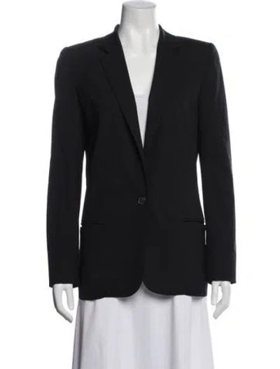 Pre-owned Chloé Virgin Wool Blazer In Black