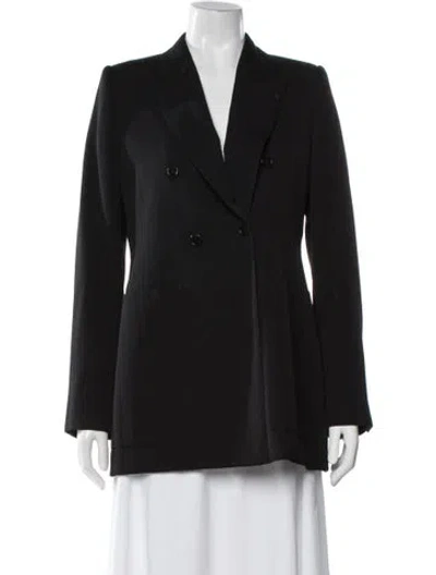 Pre-owned Chloé Virgin Wool Blazer In Black