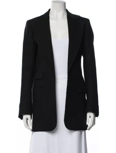 Pre-owned Chloé Virgin Wool Blazer In Black