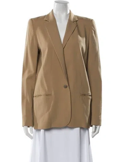 Pre-owned Chloé Virgin Wool Blazer In Neutral