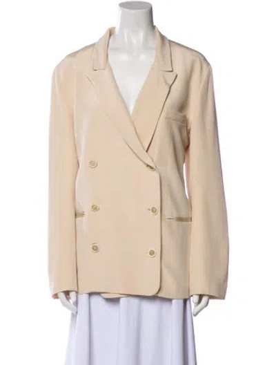 Pre-owned Chloé Virgin Wool Blazer In Neutral