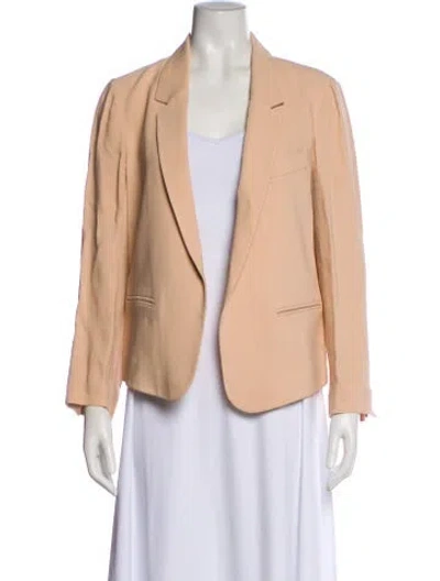 Pre-owned Chloé Virgin Wool Blazer In Neutral