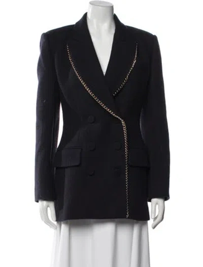 Pre-owned Chloé Virgin Wool Blazer W/ Tags In Blue