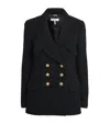Chloé Virgin Wool-blend Double-breasted Blazer In Black