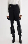 Chloé Classic Wool Shorts In Black