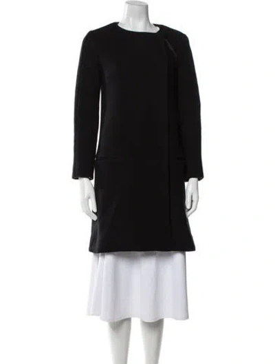 Pre-owned Chloé Virgin Wool Evening Jacket In Black