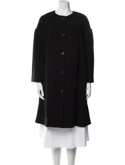 Pre-owned Chloé Virgin Wool Jacket In Black