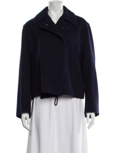 Pre-owned Chloé Virgin Wool Jacket In Gray