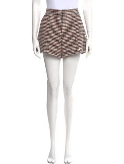 Pre-owned Chloé Virgin Wool Mini Shorts In Gray